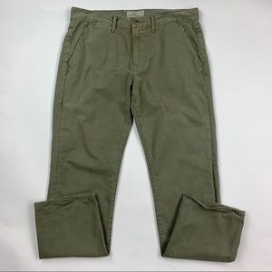 Lucky Brand Green 121 Heritage Slim Pants Sz 34x32